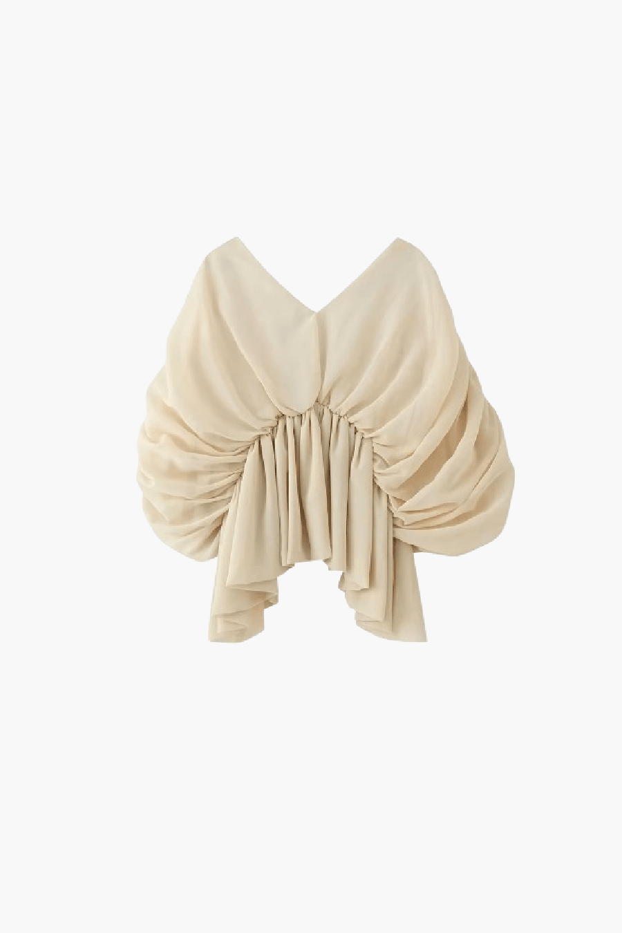 ZEYA - Miriam Draped Chiffon Top
