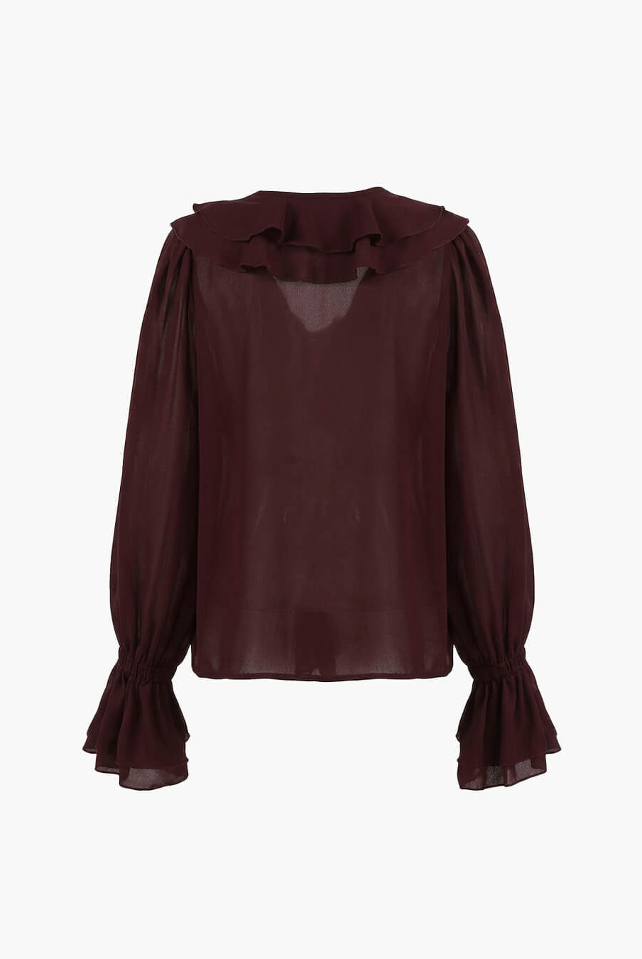 ZEYA - Monica Tie Neck Ruffled Blouse