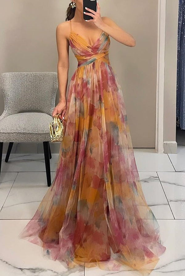 ZEYA - Naomi Floral Mesh Maxi Dress