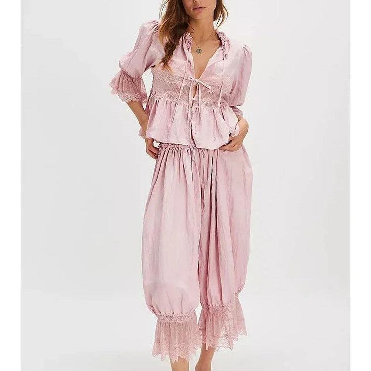 ZEYA - Natasha Lace Lantern Suit