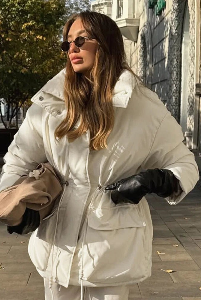 ZEYA - Neri Stand Collar Padded Puffer Coat