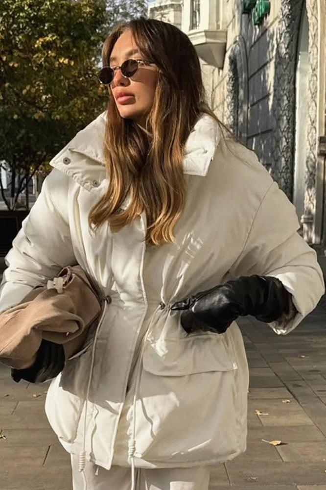 ZEYA - Neri Stand Collar Padded Puffer Coat