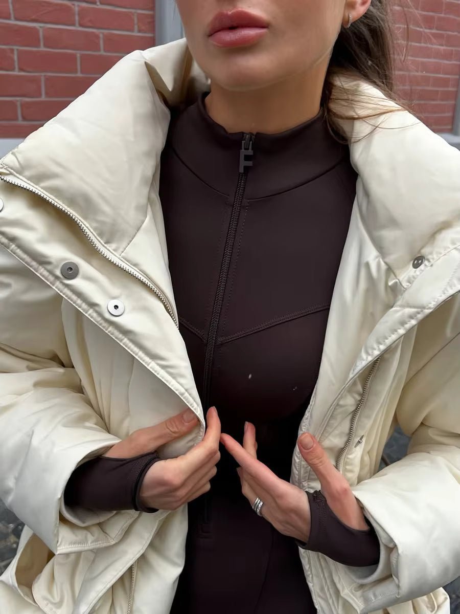 ZEYA - Neri Stand Collar Padded Puffer Coat