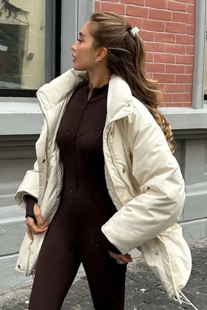ZEYA - Neri Stand Collar Padded Puffer Coat