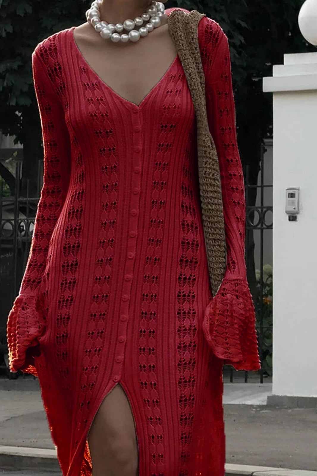 ZEYA - Noelle Knitted Button-Front Cardigan