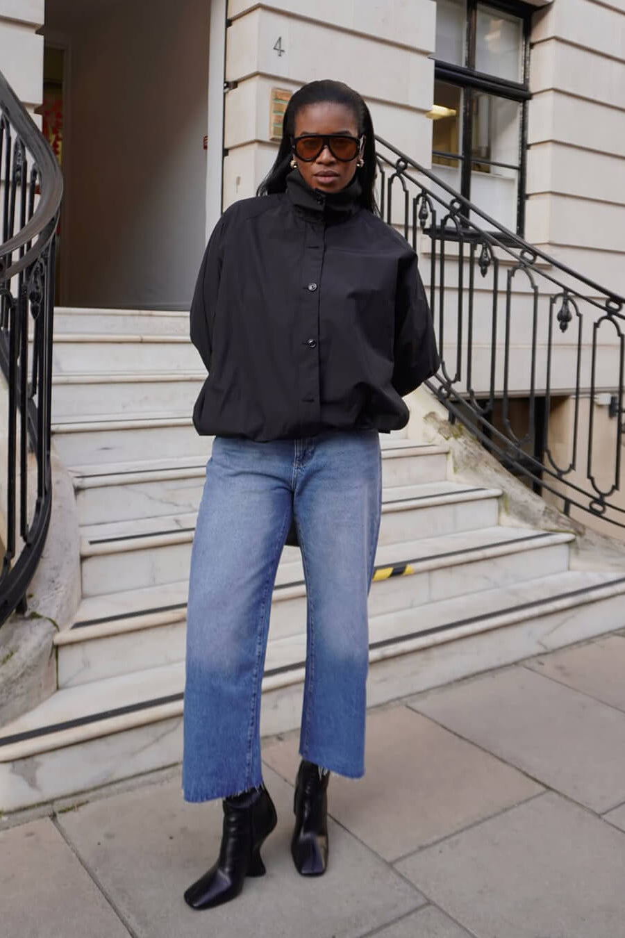 ZEYA - Polly High - Neck Bomber Jacket