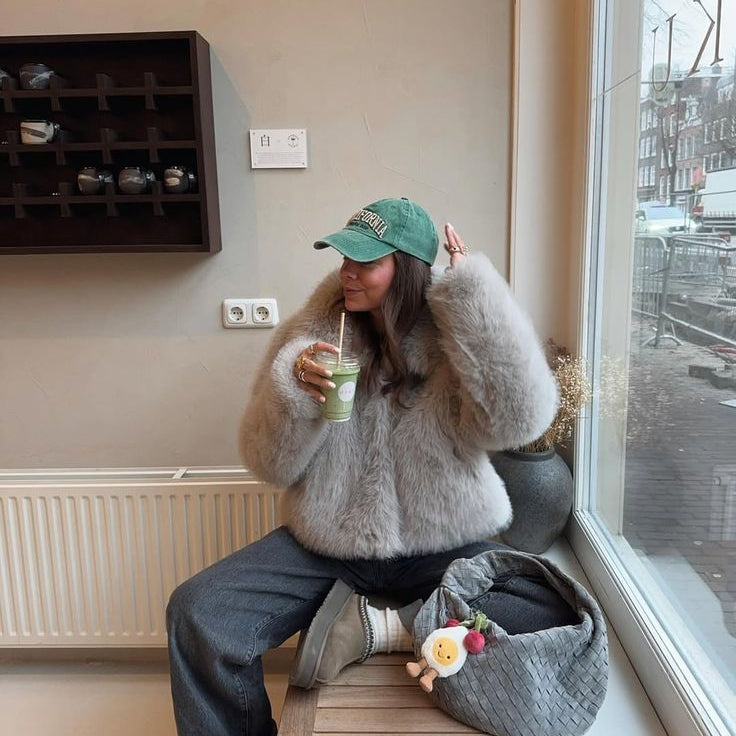 ZEYA - Rebecca Faux Fur Hooded Jacket