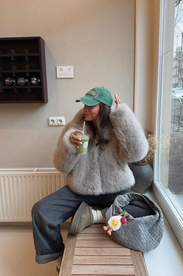 ZEYA - Rebecca Faux Fur Hooded Jacket