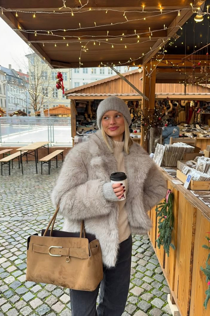 ZEYA - Rebecca Faux Fur Hooded Jacket