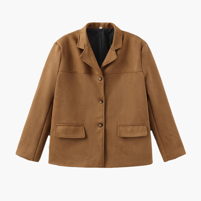 ZEYA - Reva Faux Suede Blazer