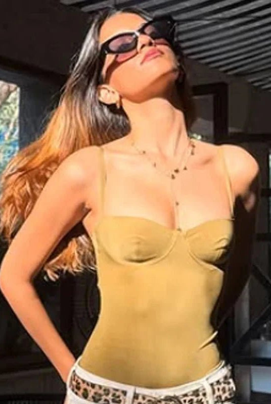 ZEYA - Rina Satin Camisole Bodysuit