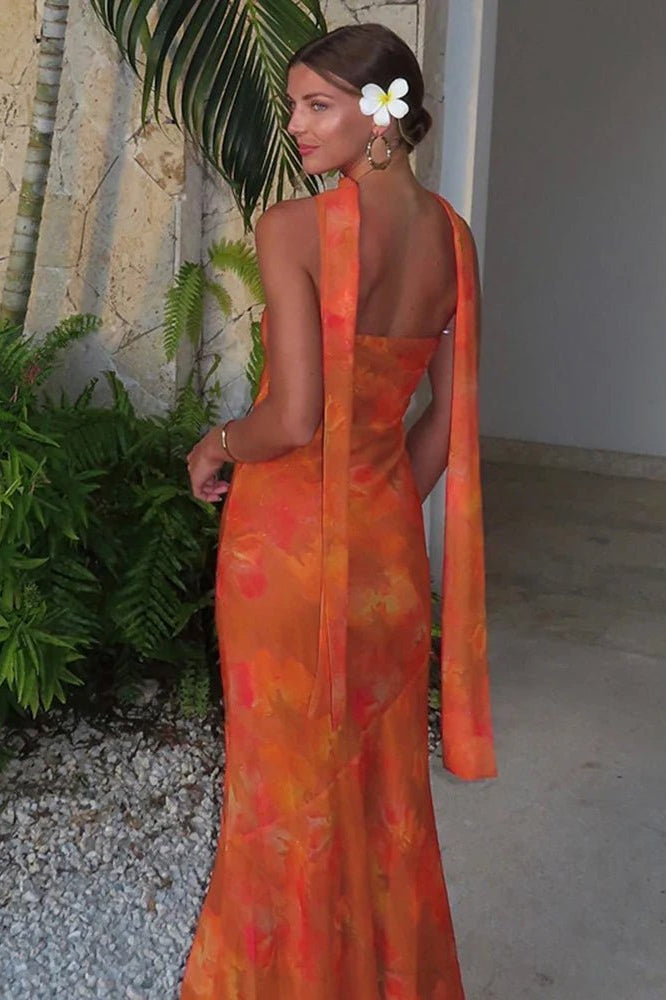 ZEYA - Rina Strapless Mesh Maxi Dress