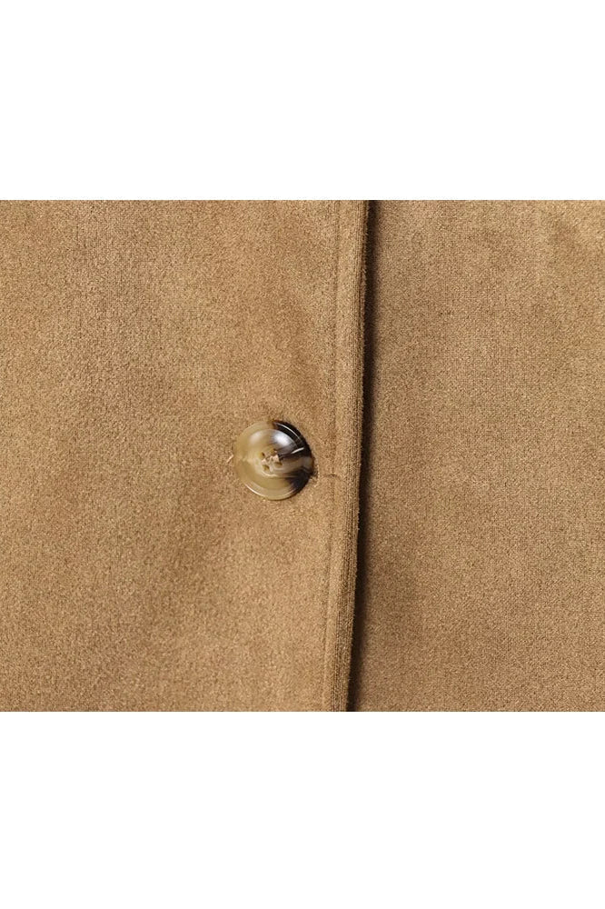 ZEYA - Sabrina Suede Trench Coat