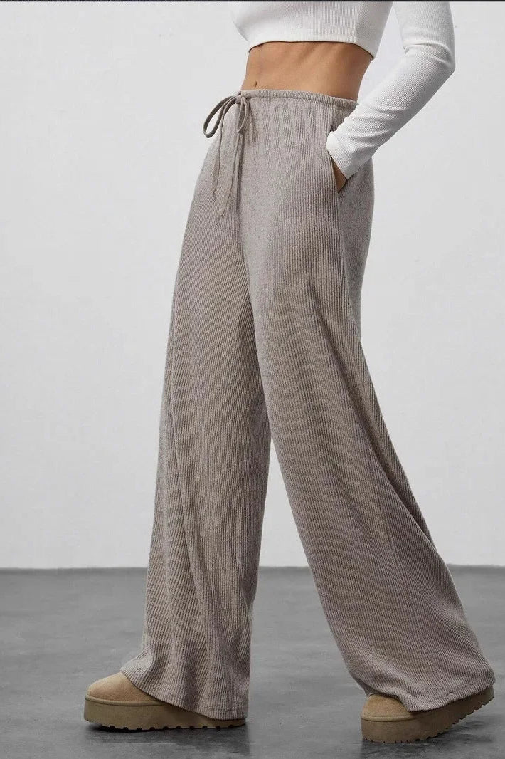ZEYA - Samantha Wide Leg Knit Pants