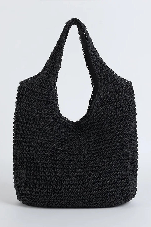 ZEYA - Svea Woven Rattan Tote Bag