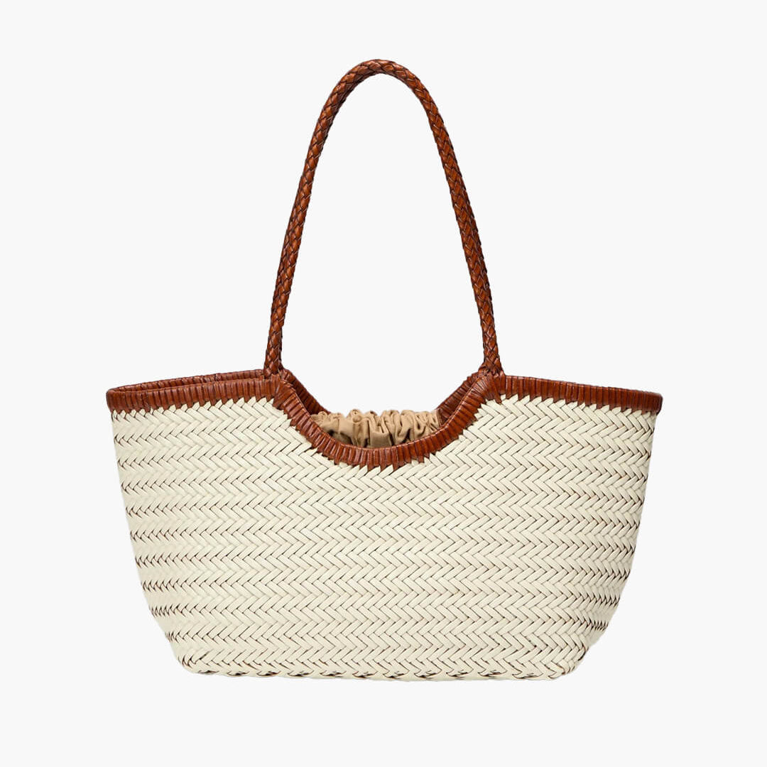 ZEYA - Tatum Handwoven Leather Tote Bag
