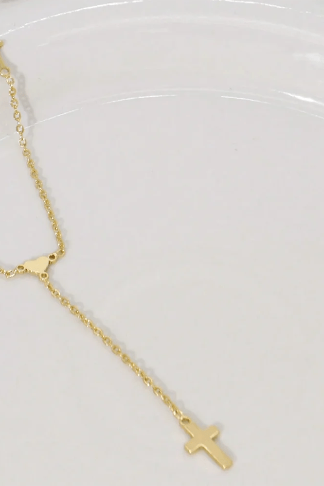 ZEYA - Valencia Cross Pendant Necklace