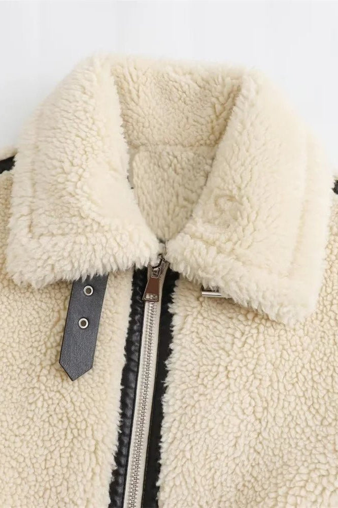 ZEYA - Valentina Boucle Bomber Jacket
