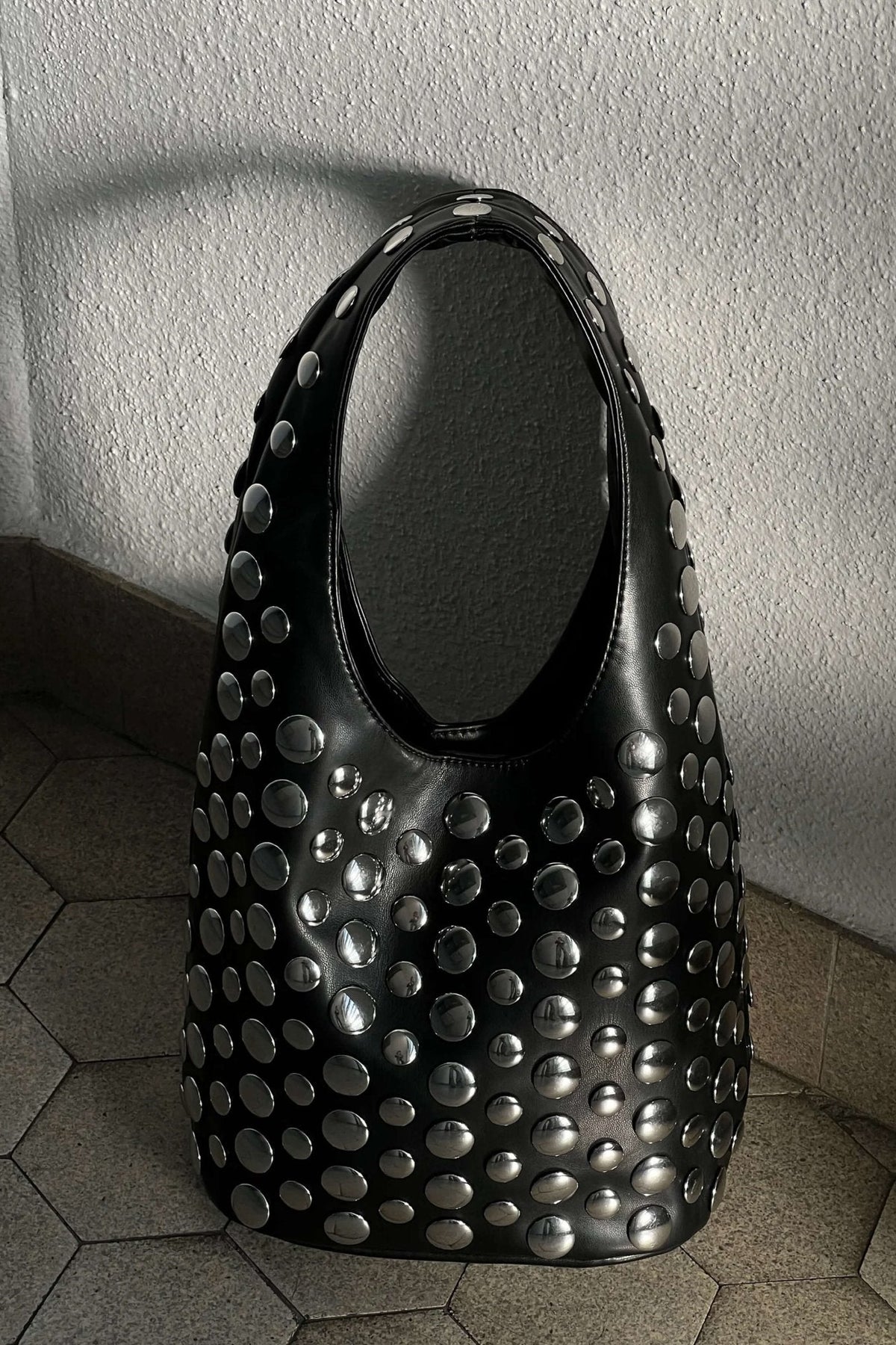 ZEYA - Zinnia Studded Bucket Bag