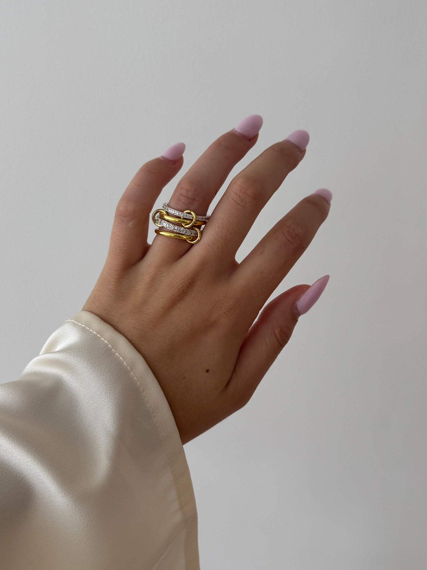 Ramona Rhinestone Stakket Ring