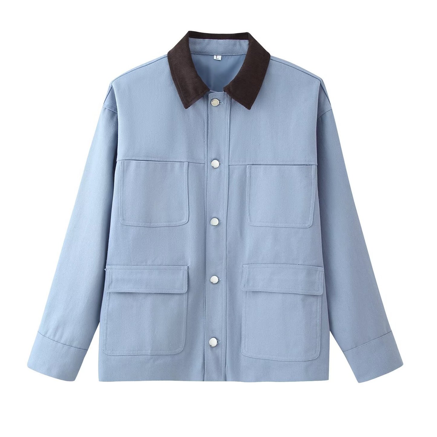 Helena Corduroy Collar Pocket Jacket