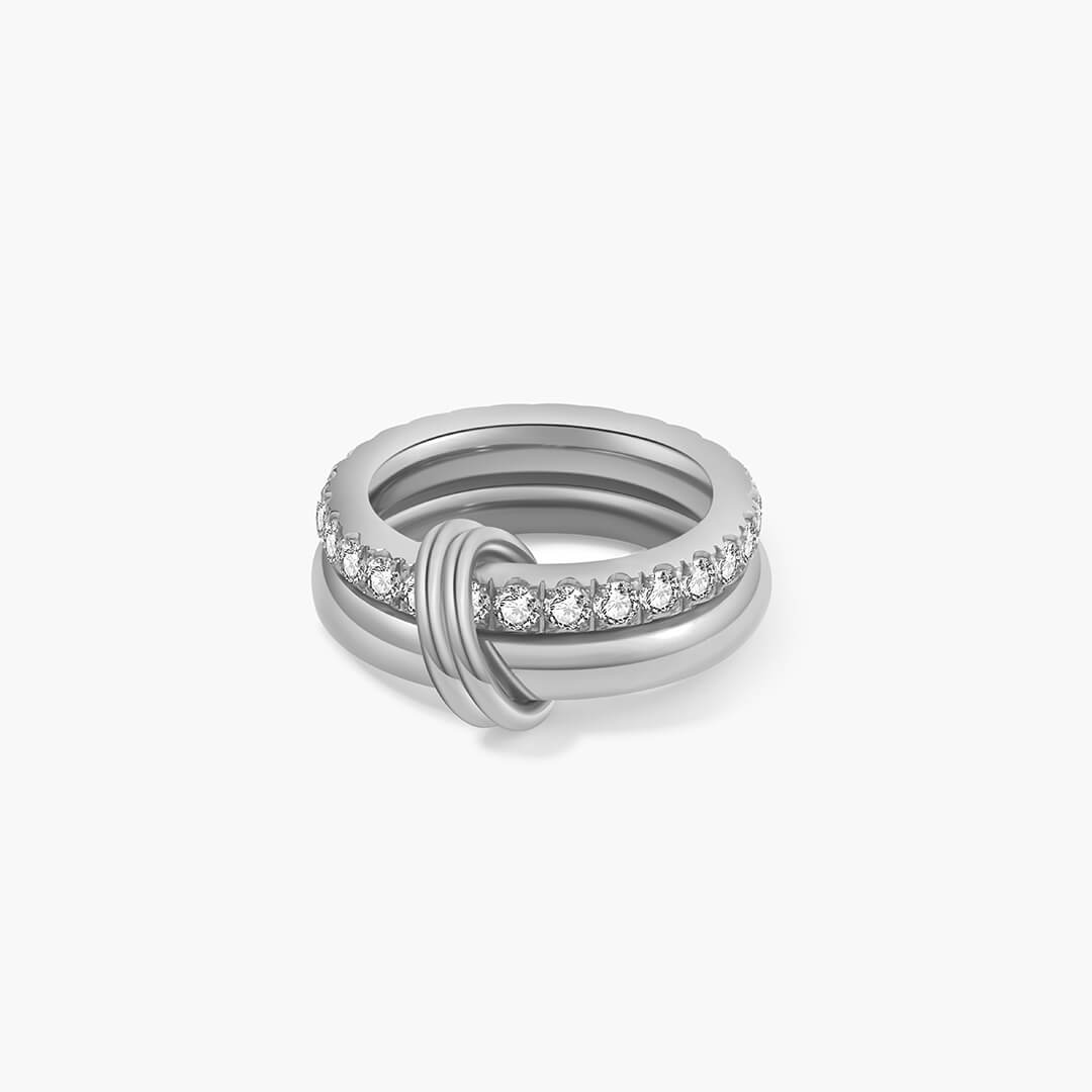 Aeliana Stacked Sparkling Band Ring