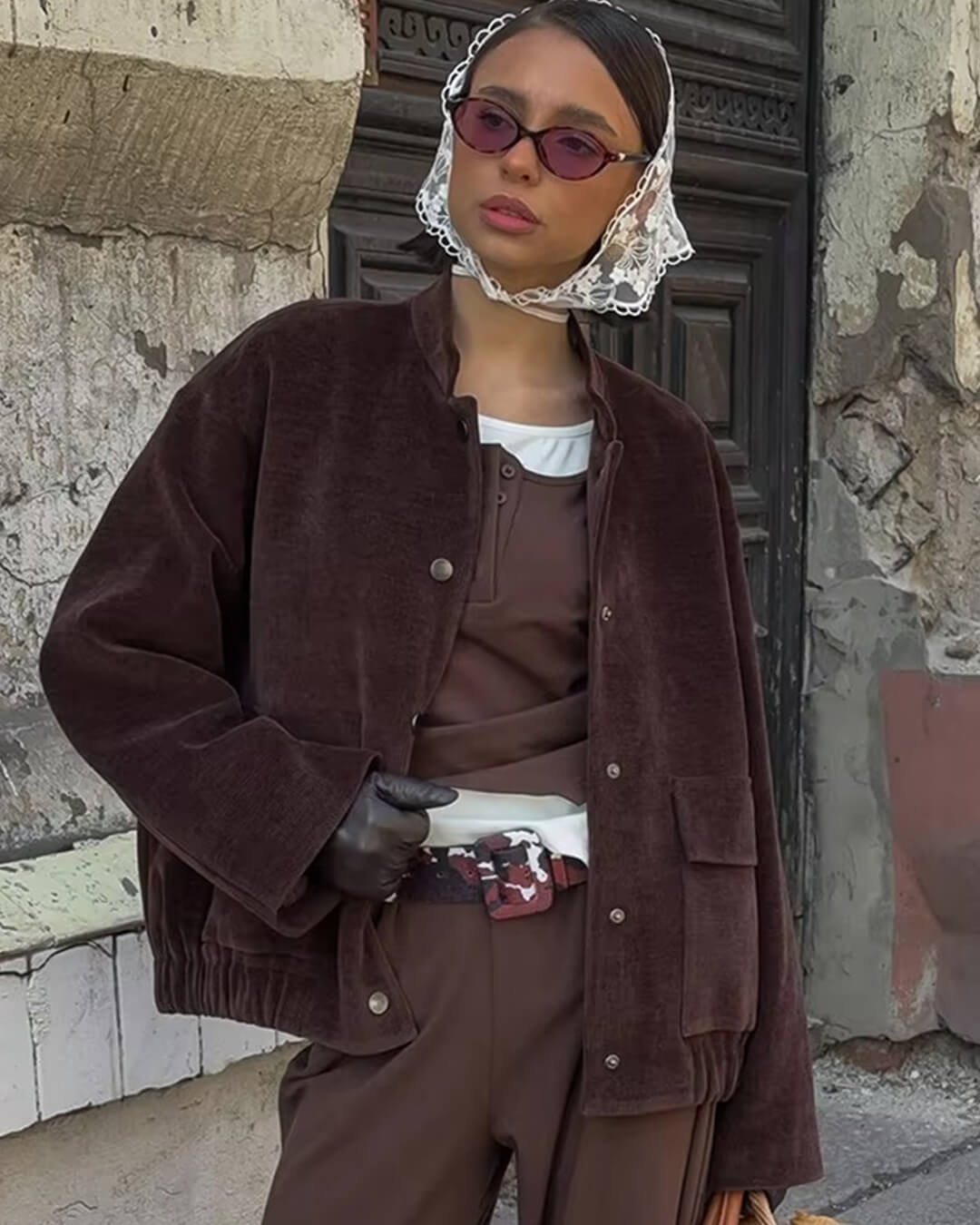 Cassy Brown Fløjlsjakke