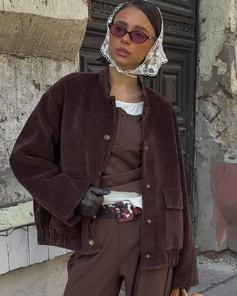 Cassy Brown Fløjlsjakke