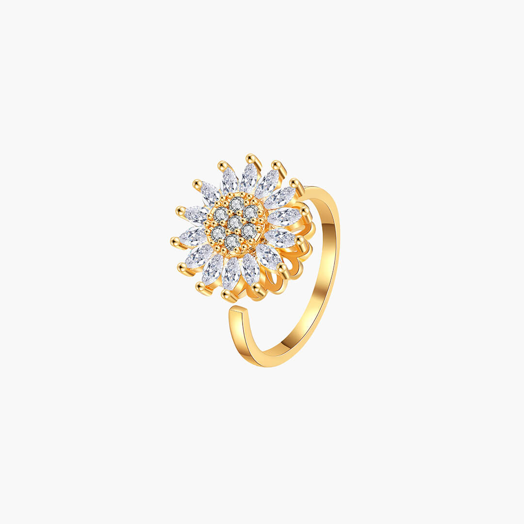 Blomst Angst Spinner Ring