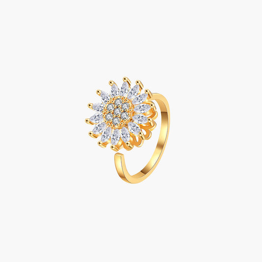Blomst Angst Spinner Ring