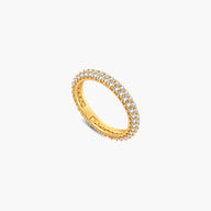 Zeya Crown-Edge Rhinstenring