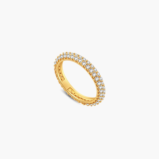 Zeya Crown-Edge Rhinstenring
