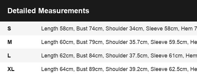 Size Guide