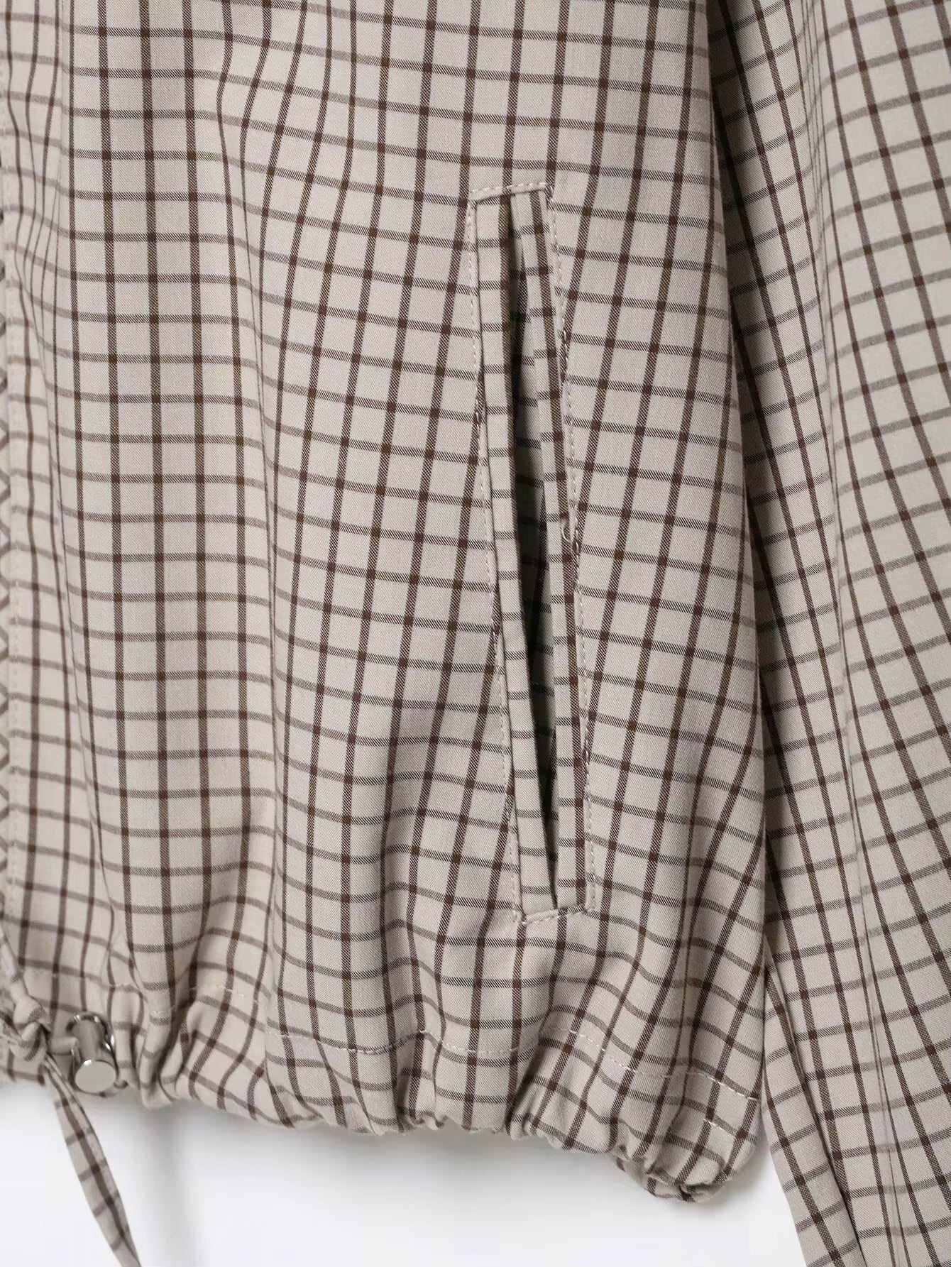 Ellie ternet cropped hættejakke