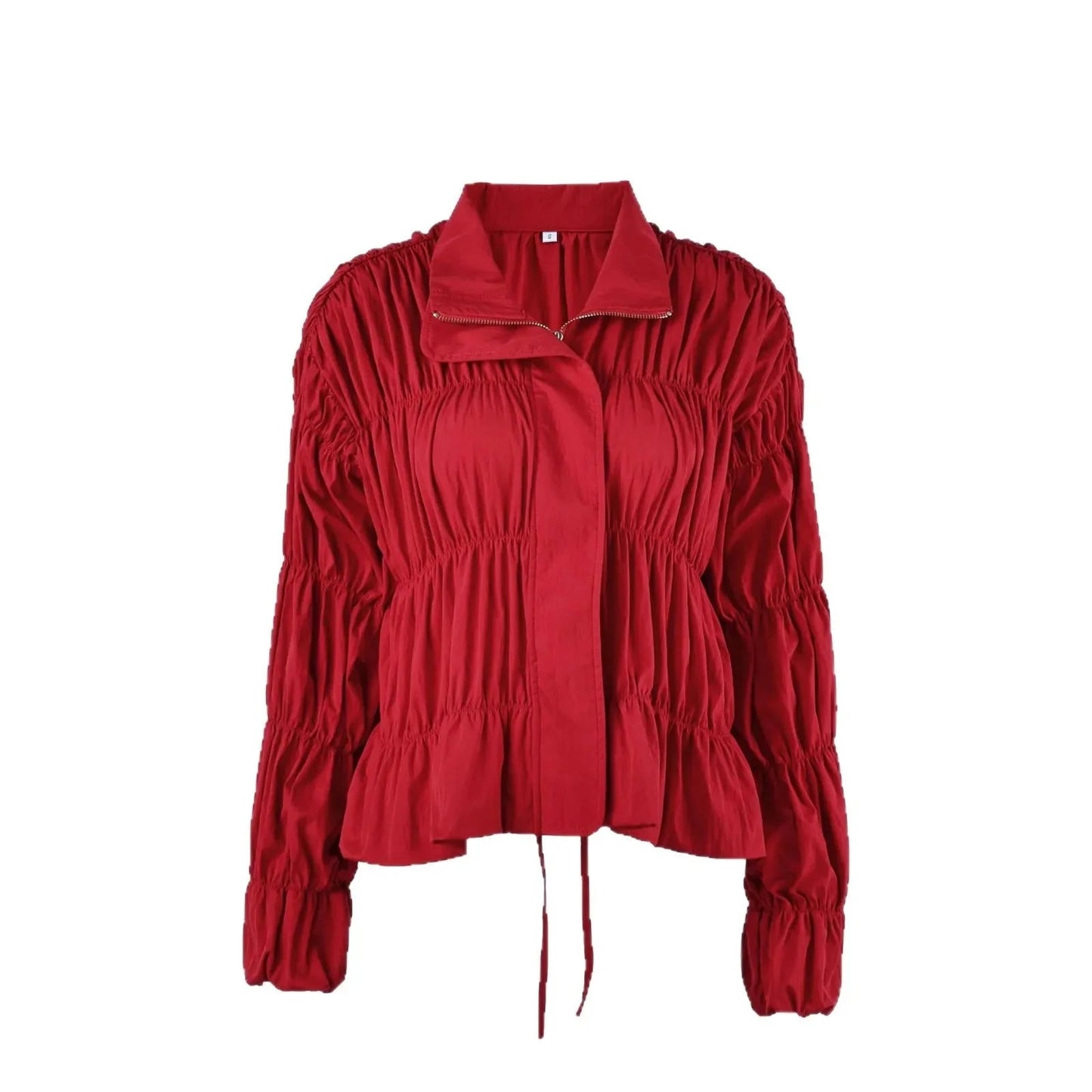 Ellie Ruched Zip Jakke