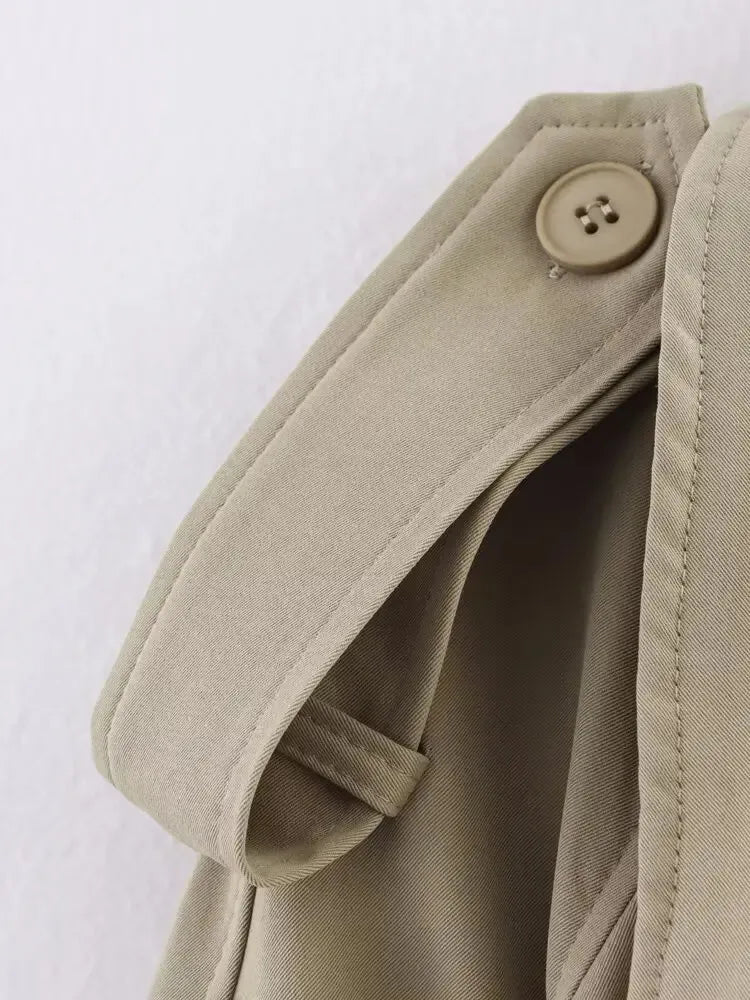 Fabienne Oversized trenchcoat med bælte