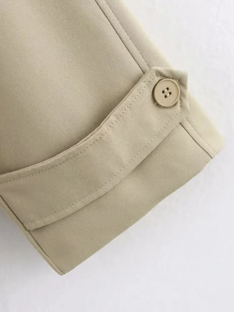 Fabienne Oversized trenchcoat med bælte