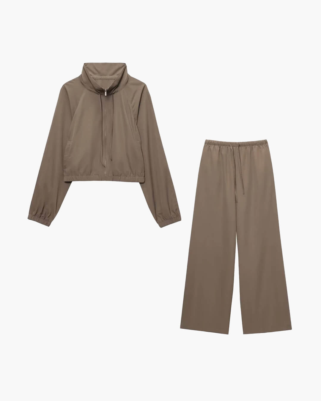 Angela skræddersyet blazer & bukser med brede ben sæt