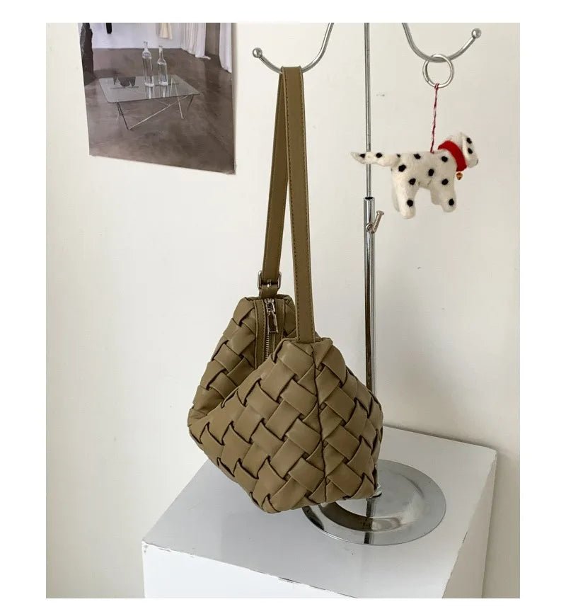 Annie Minimalistisk Hobo Skuldertaske