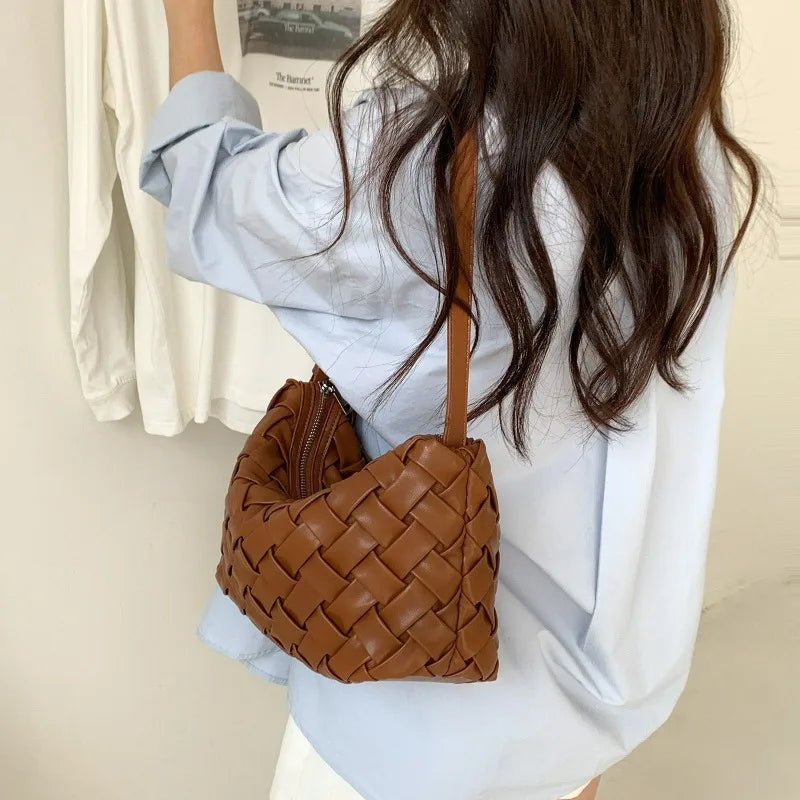 Annie Minimalistisk Hobo Skuldertaske