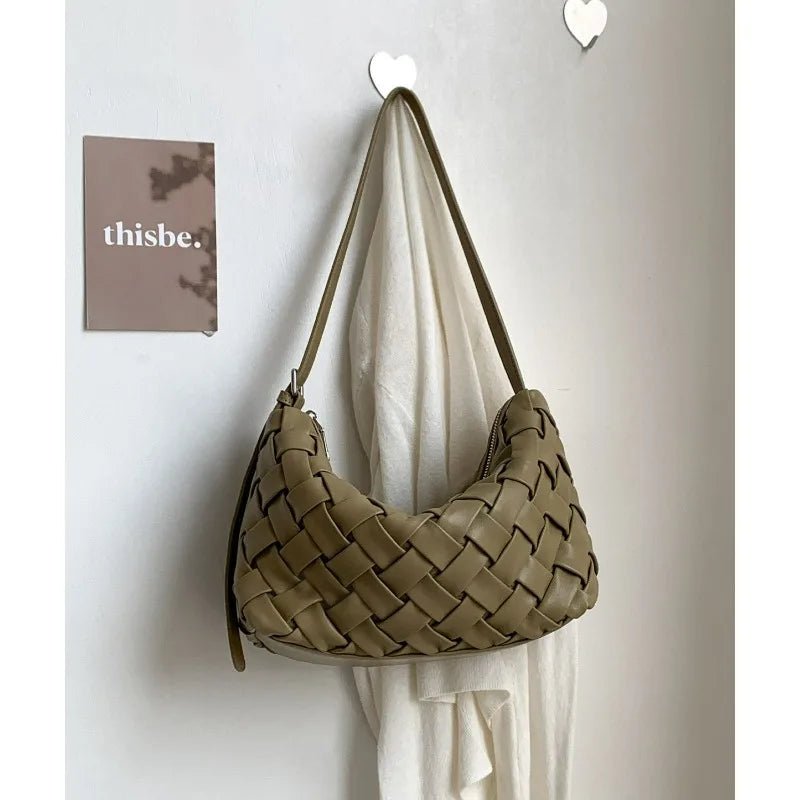 Annie Minimalistisk Hobo Skuldertaske
