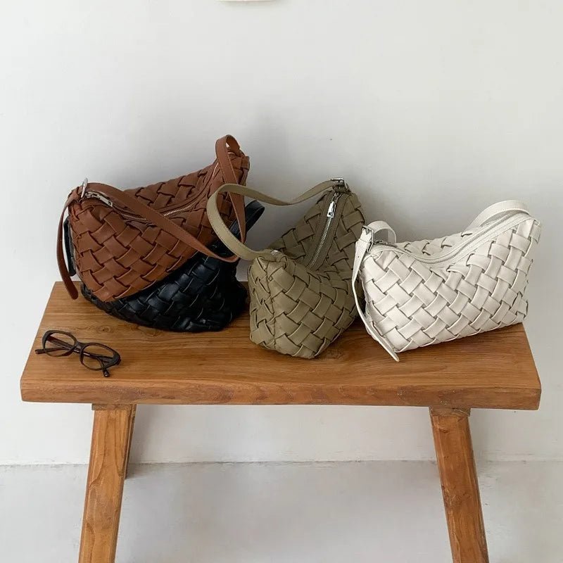 Annie Minimalistisk Hobo Skuldertaske