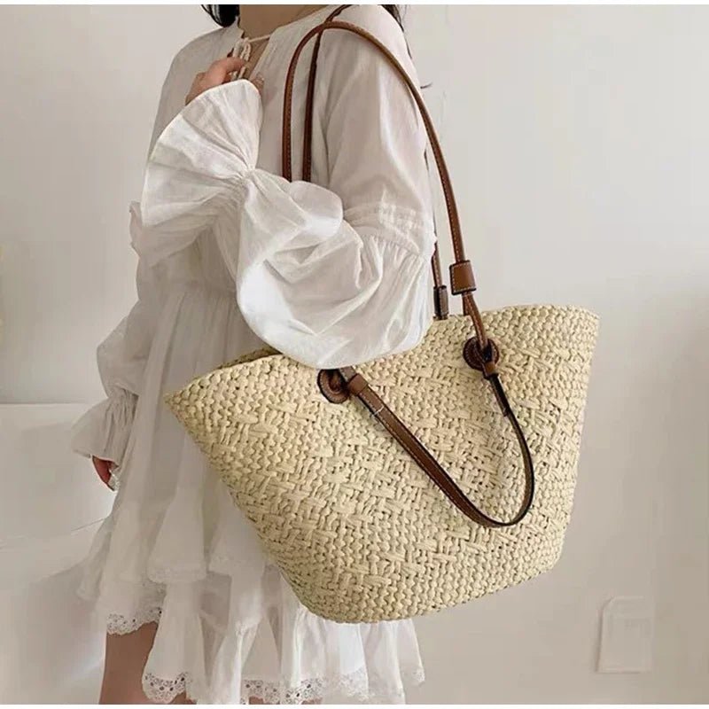 Margot Woven Summer Tote