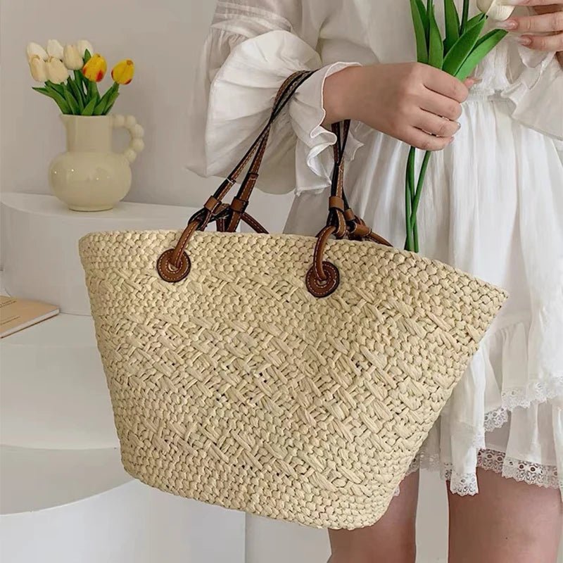 Margot Woven Summer Tote