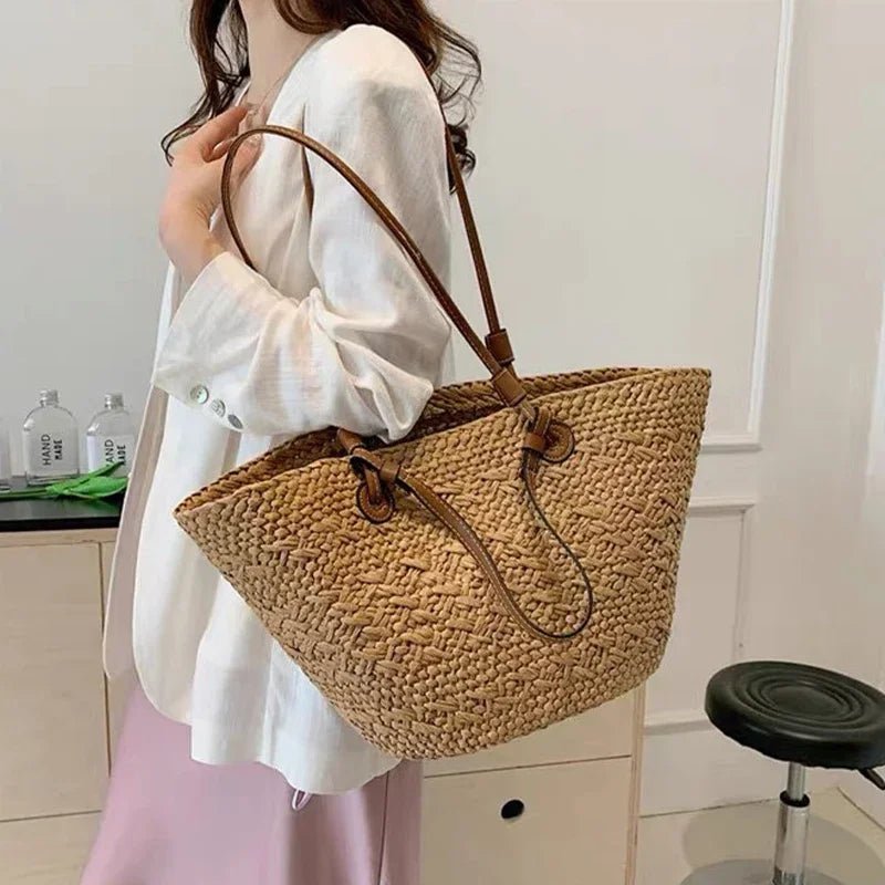 Margot Woven Summer Tote