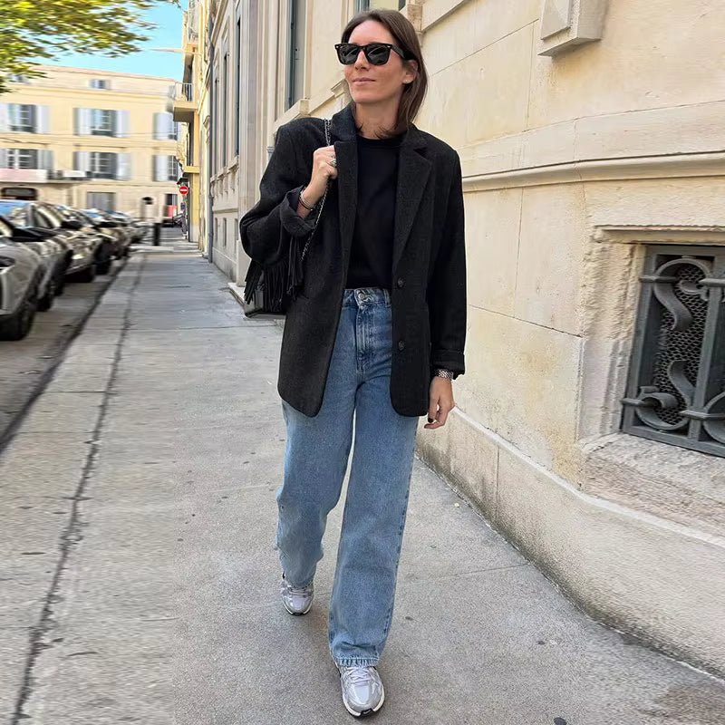 Alicia Skræddersyet Blazer med Kvast