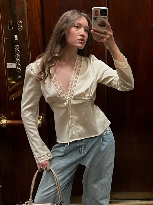 Sophia silke-bluse