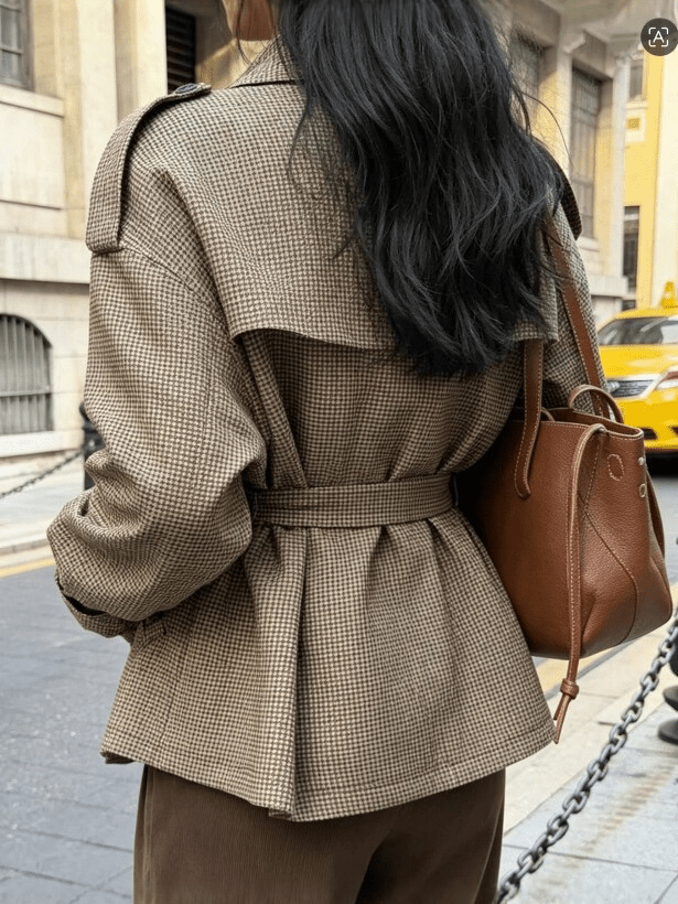 Ellen Houndstooth Ternet Blazer