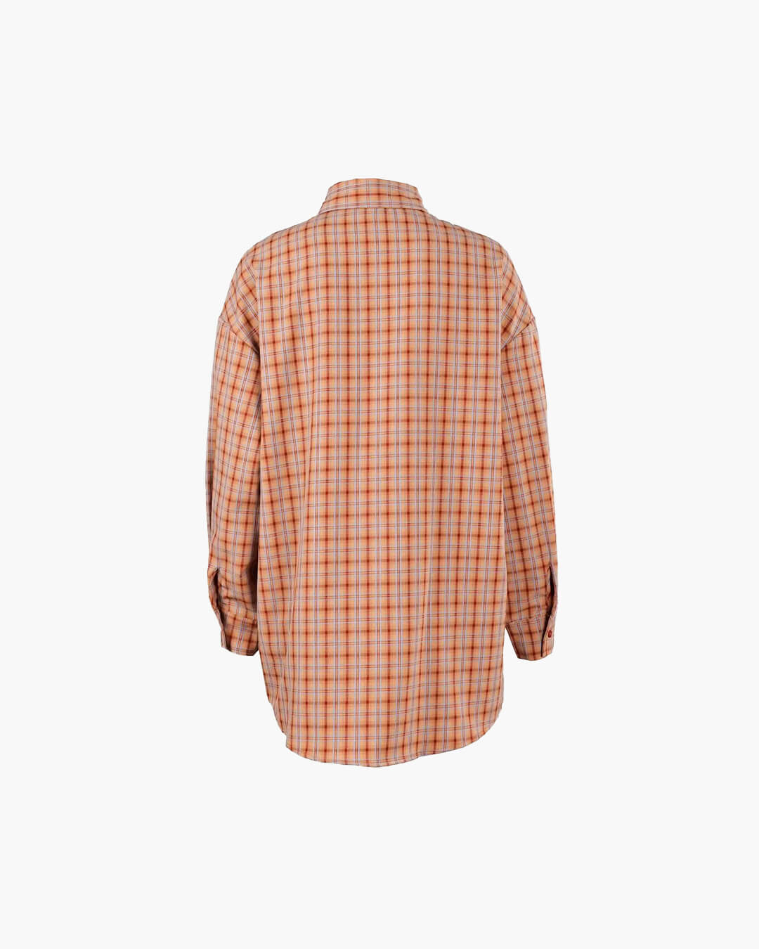 Olivia Oversized Plaid Shirt Blouse