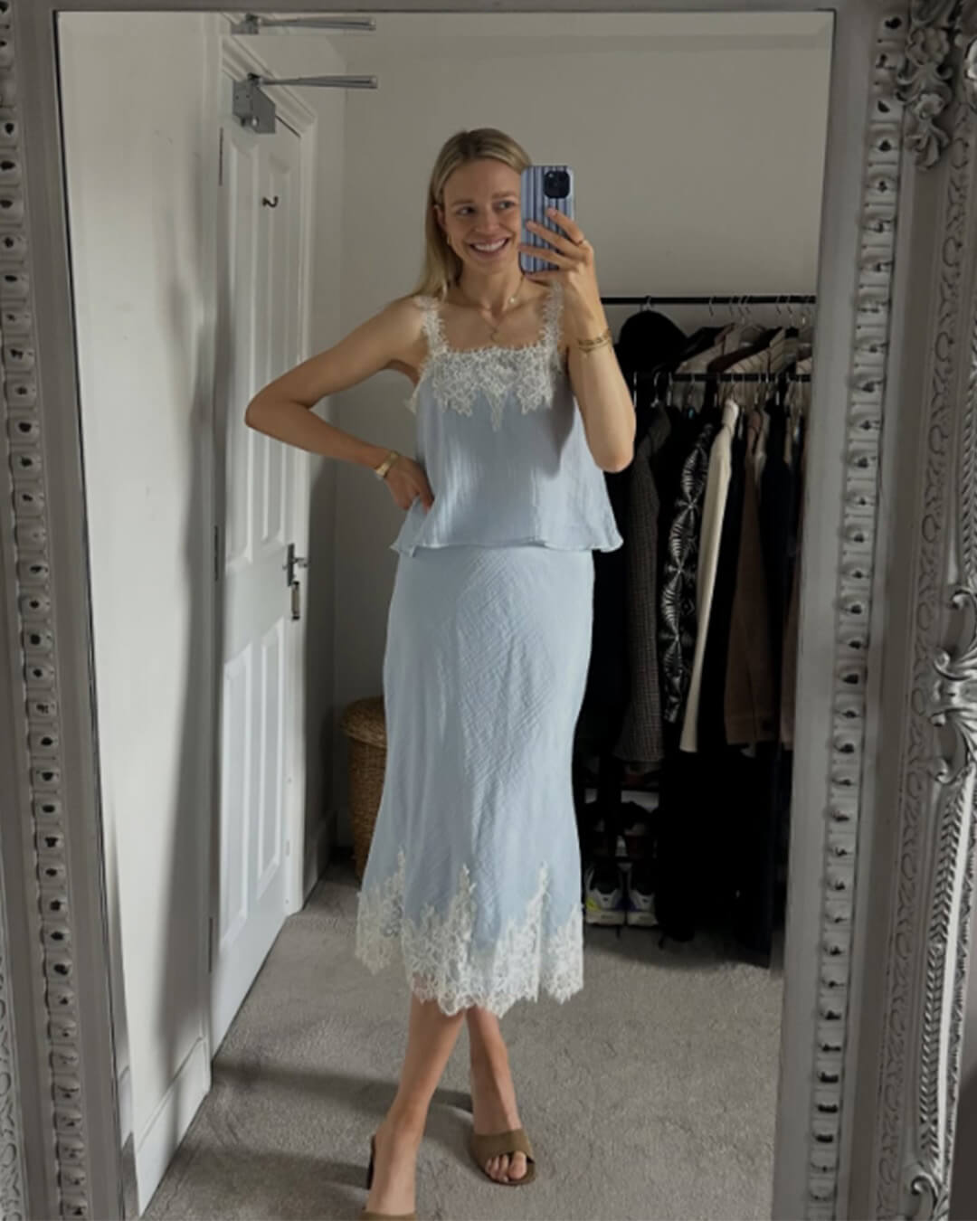 Jacinta blondesamlet midi-sæt